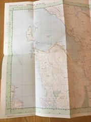1972 Ordnance Survey Pathfinder Map 153 NG 25/35 Waternish (incl Greshornish )