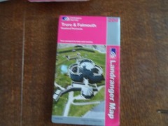 Ordnance Survey Old & Vintage Map 2006 sheet 204 Truro and Falmouth 1:50 000