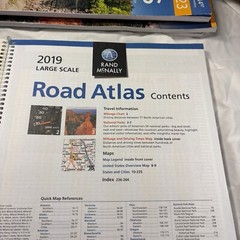 2019 Rand McNally Large Scale Road Atlas, United States
