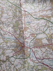 OS Ordnance Survey Landranger Map 117 Chester & Wrexham 2002 ISBN:978031927176