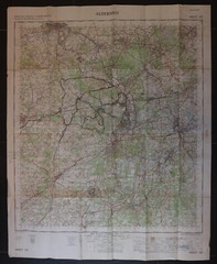 Bundle 14 x Vintage Ordnance Survey Sheet Maps Paper Sheets 1935-1979 Job Lot