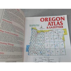 OREGON Atlas & Gazetteer Delorme Topo Maps Back Roads Outdoor Recreation 1996