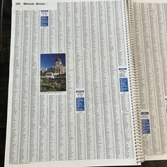 2003 Rand McNally Large Scale Road Atlas Spiral Bound – North America Maps