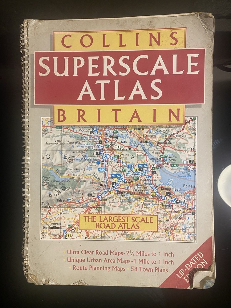 Collins Superscale Atlas Britain 91/92 edition