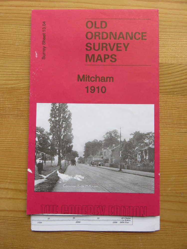 Old Ordnance Survey Maps The Godfrey Edition Mitcham Road 1910