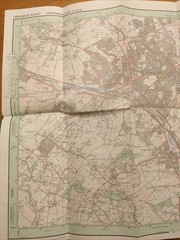 1989 Ordnance Survey Pathfinder Map 1119 TL 00/10 St Albans And Hemel Hempstead