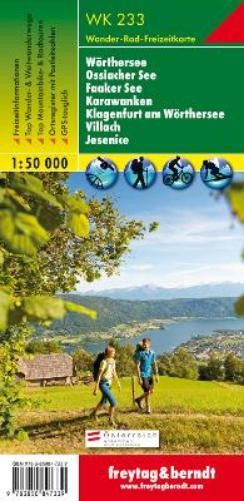 Freytag-Berndt WK 233 Lake Wörther – Ossiacher Lake- Faaker La (Map) (UK IMPORT)