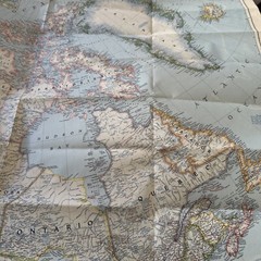 National Geographic Vintage Maps X 4 : Alaska, Mexico, World & Historic USA