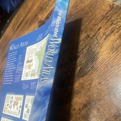The Illustrated World Atlas Hardcover Illustrated World Atlas Book English