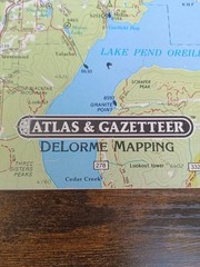 Idaho Atlas & Gazetteer 1992 First Edition