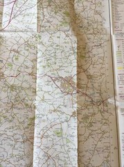 1997 Ordnance Survey Landranger Map 154 Cambridge & Newmarket inc Saffron Walden