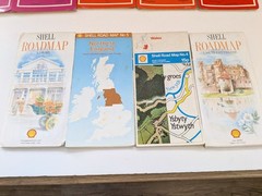 20 x Various Vintage UK Maps By Ordnance Survey, Shell & Tourist Map – Job Lot