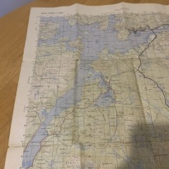 Vintage Norway Topographic Map Namsos 1974 1:50,000 Topografisk Kart M711
