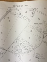 1910 Ordnance Survey 25 Inch To 1 Mile Sheet Map Of Lylestone, Ayrshire
