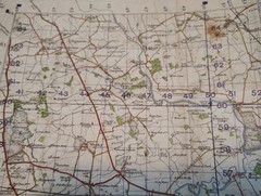 Vintage Second World War 1948 Ordnance Survey Map – York, WWII Map 97
