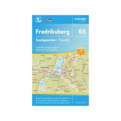 Sweden Fredriksberg – Outdoor map 65 1:50k Walking, hiking SALE – 50% OFF