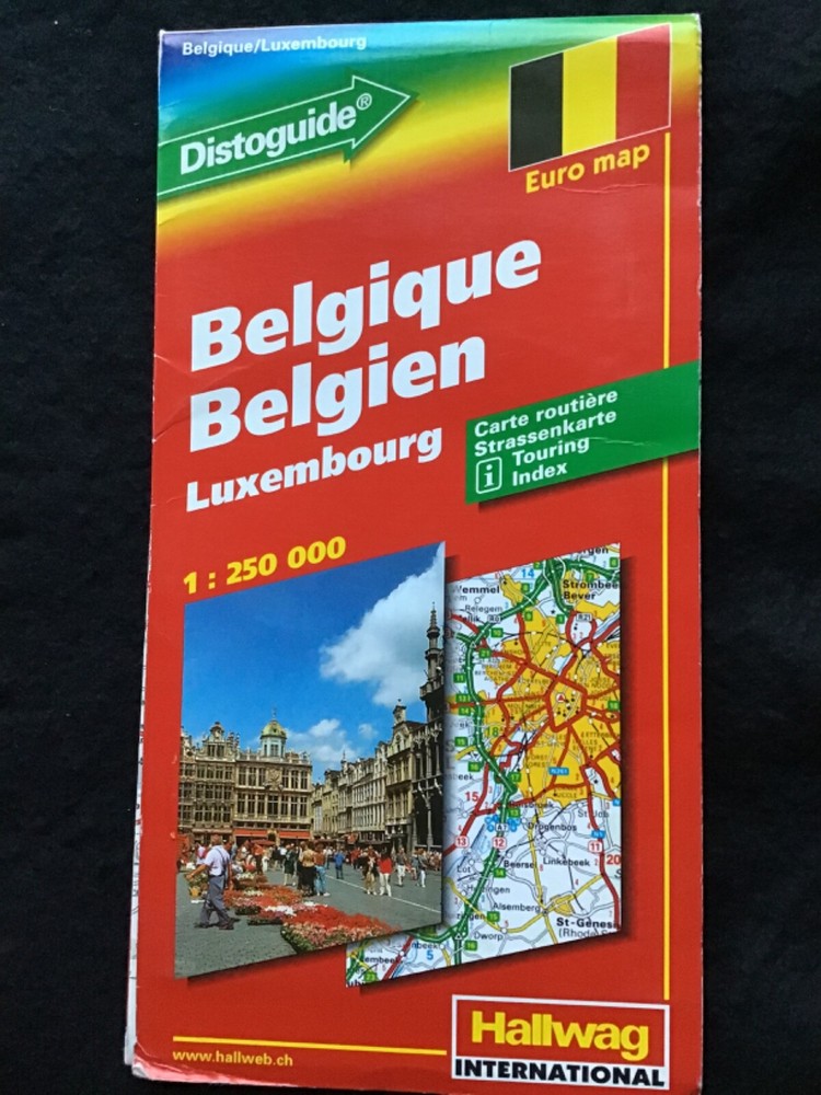 Belgium-Luxembourg by Girault Gilbert (Sheet map, 2004)