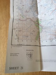 1966 Ordnance Survey One Inch Map 21 Bonar-Bridge (incl Invergordon & Lairg )