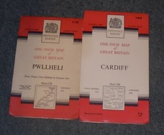 Ordnance Survey One Inch Map of Great Britain (National Grid) – see images