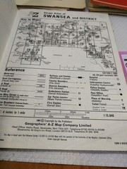 Selection of Swansea / south Wales AZ & OS maps