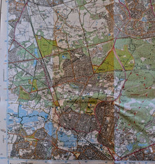 OS Active Maps – OL145 Guildford & OL160 Windsor – Laminated Hiking Pair – Used