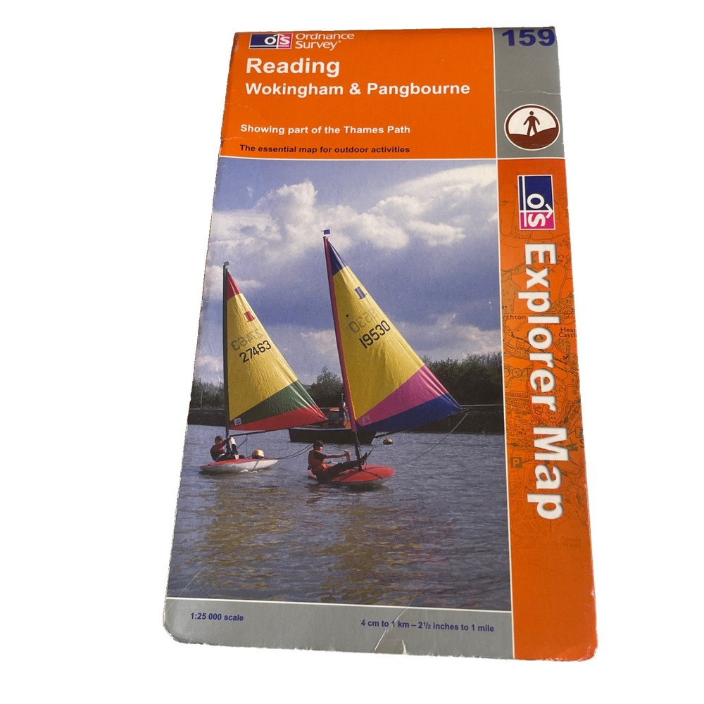 READING Wokingham & Pangbourne Sheet 159(Explorer Maps), Ordnance Survey, 2004