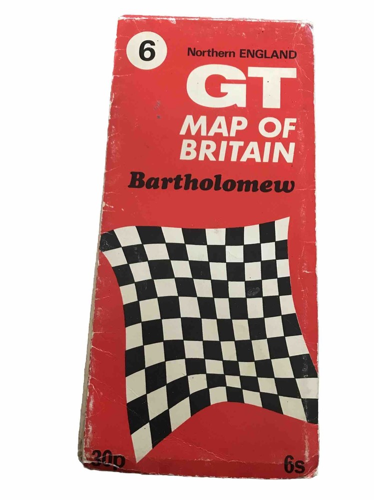 Bartholomew GT Map Series 6 Northern England 1970