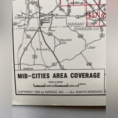 EUC Mapsco Mid Cities Street Map – Dallas Fort Worth