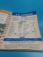 Vintage London A-Z Millennium Edition 1999/2000 Geographers’ Street Atlas Map