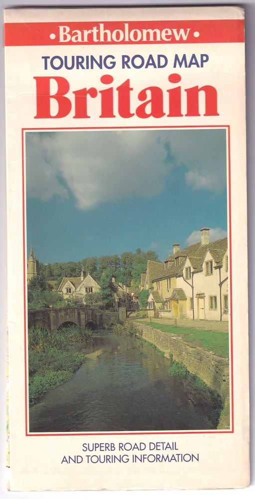 BARTHOLOMEW TOURING ROAD MAP BRITAIN