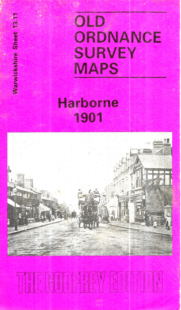 HARBORNE 1901 ~ Old Ordnance Survey Maps ~ Godfrey Edition