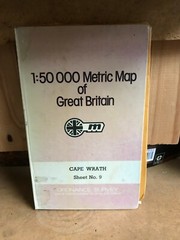 Cape Wrath: Ordnance Survey Metric Map 1:50000 #9