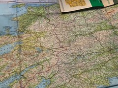 Vintage Map – Bartholomew – Cork-Killarney, Ireland – 1966