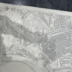 Ordinance Survey 25 Inch To The Mile Large Scale Map 1938. Chiswick. London