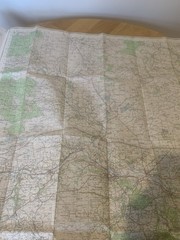 Ordnance Survey One Inch Map 77 Hexham OS