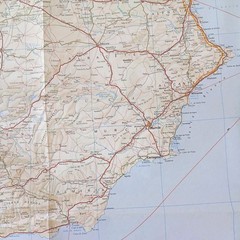 Bartholomew Euro Map – Spain & Portugal Scale – 1: 1,250,000 (1982).