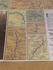 1977 National Geographic Wild & Scenic Rivers Map Poster USA River Systems