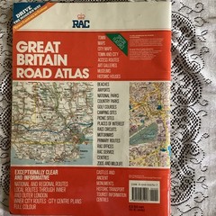 GREAT BRITAIN ROAD ATLAS RAC Exceptionally Clear & Informative