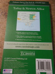 Past and Present Torbay & Newton Abbot folding map covering four time periods