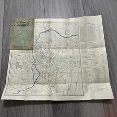 GUIDE MAP CAMBRIDGE W Heffer & Sons Trinity College Selwyn