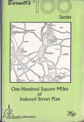 Barnett’s 100 Series Plan – 100 square miles around Hatfield (Vintage 1970s)