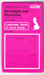 BARNSTAPLE & ILFRACOMBE – Ordnance Survey Landranger Map
