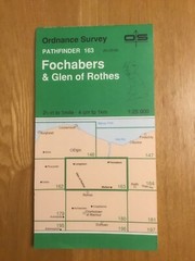 1982 Ordnance Survey Pathfinder Map 163 NJ 25/35 Fochabers and Glen of Rothes