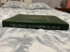 The Great Geographical Atlas by Rand McNally (Hardcover, 1990) – 11” x 15-1/2”