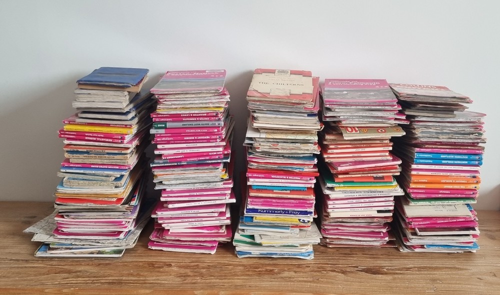 260 x Maps Job Lot Ordnance Survey, Some Vintage All Shown In Photos Huge Bundle