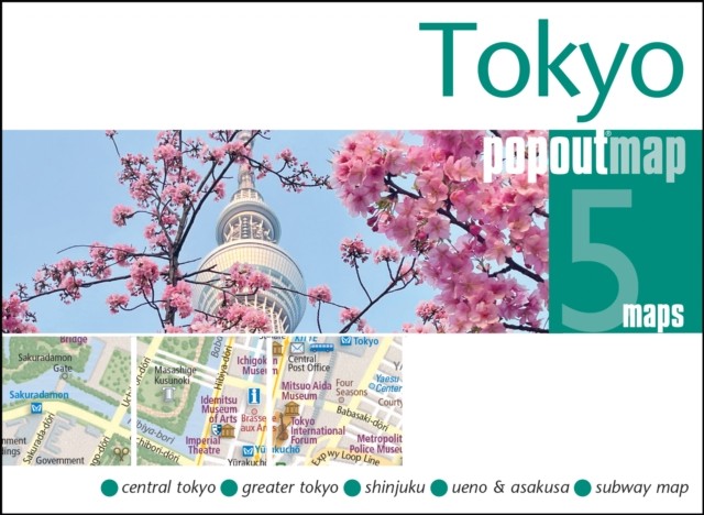 Tokyo PopOut Map (Sheet map, folded)
