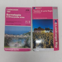 Bundle X17 Road, Walking & Street Maps of West Country O/S, Bartholomew etc