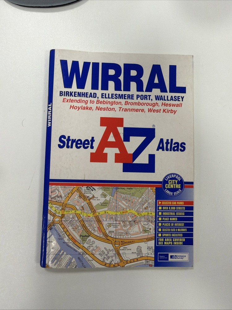 2003 first edition of this version of the Wirral Street A-Z Atlas.