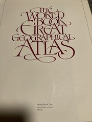 The World Book Great Geographical Atlas Big Red Book Map Encyclopedia Animals