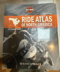 Harley Davidson Ride Atlas of North America by Rand McNally Staff (2007, B-650